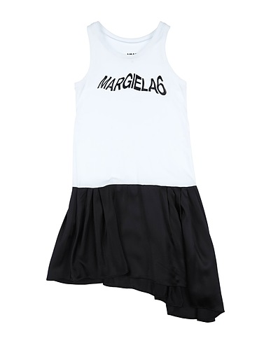 MM6 MAISON MARGIELA Dress White 100% Cotton, Viscose