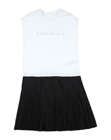 MM6 MAISON MARGIELA Dress White 100% Cotton, Polyester