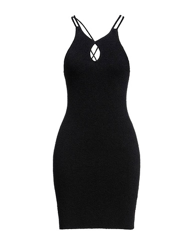 IRO Vestito corto Nero 65% Cotone, 35% Poliammide