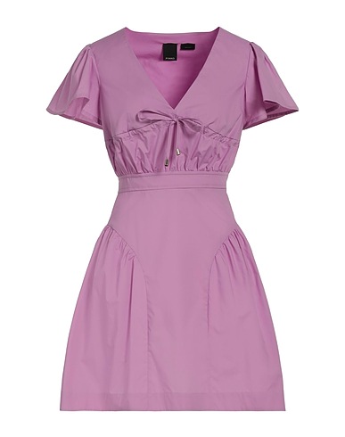 PINKO Vestito corto Malva 100% Cotone