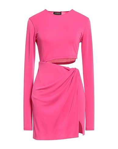 THE ANDAMANE Kurzes Kleid Magenta 94% Polyester, 6% Elastan