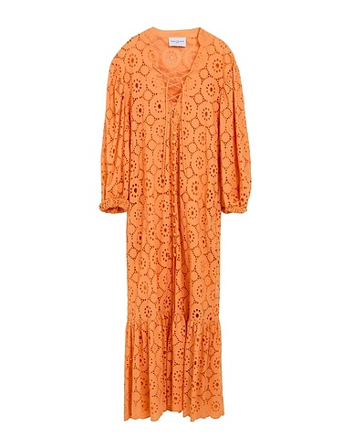 ISABELLE BLANCHE Paris Hemdkleid Orange 100% Baumwolle