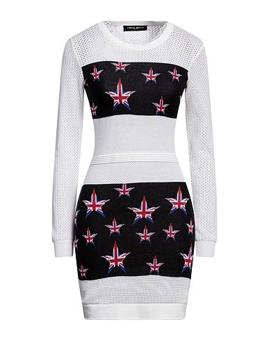 FRANKIE MORELLO Robe fourreau 85% Coton, 8% Viscose, 7% Polyamide