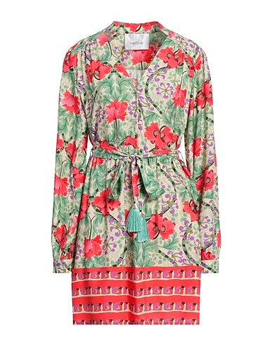 WU'SIDE Shirt dress Sage green 100% Viscose