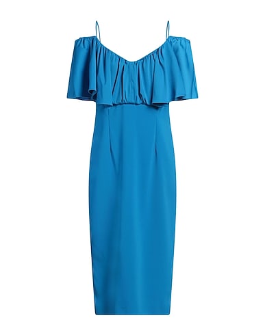 PINKO Midi dress AZZURRO 97% Polyester, 3% Elastane