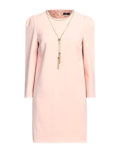 ELISABETTA FRANCHI Short dress Pink 96% Polyester, 4% Elastane
