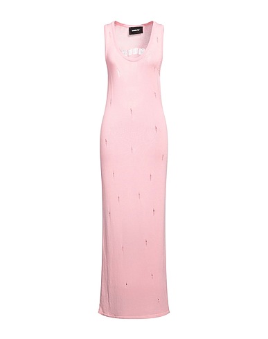 BARROW Long dress Pink 87% Viscose, 13% Polyester