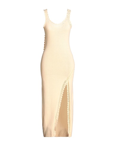 THE GARMENT Vestito estivo Albicocca 57% Cotone, 43% Lino