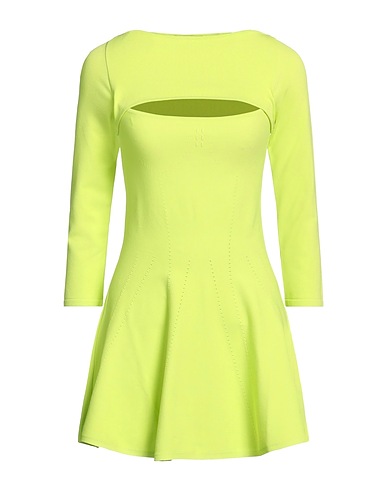 DSQUARED2 Vestito corto Verde lime 83% Viscosa, 17% Poliestere