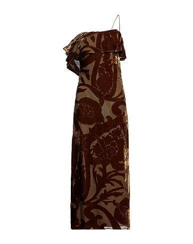 ETRO Elegant dress Military green 100% Viscose, Silk