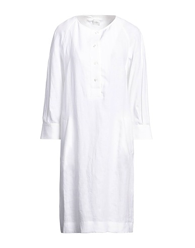 ELEVENTY Midi dress White 100% Linen