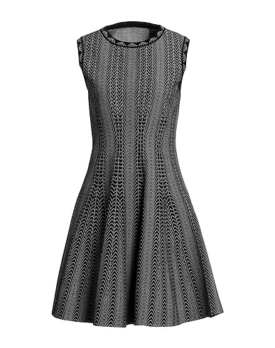 ALAÏA Short dress Black 43% Wool, 24% Viscose, 17% Polyamide, 12% Polyester, 4% Elastane