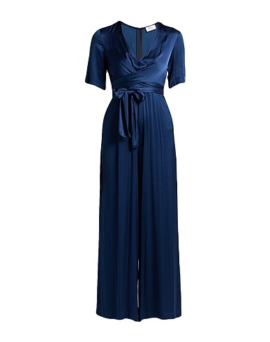 OTTOD'AME Jumpsuits and Dungarees Midnight blue 100% Viscose