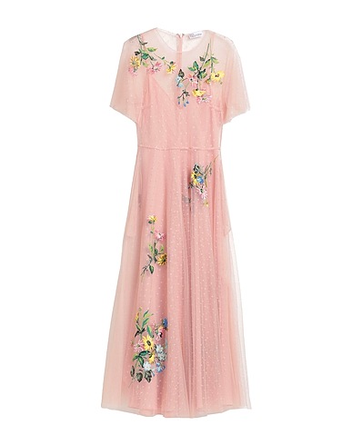 REDValentino Midi dress Blush 100% Polyester
