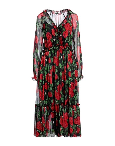 TWINSET Midi dress Black 100% Polyester