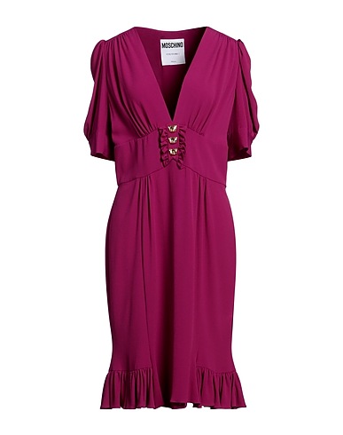 MOSCHINO Short dress Mauve 51% Silk, 49% Acetate