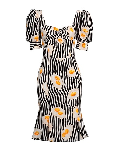 MOSCHINO Short dress Black 100% Silk, Polyamide