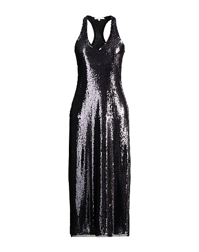 PATRIZIA PEPE Vestito midi Viola scuro 96% Poliestere, 4% Elastan, Poliammide