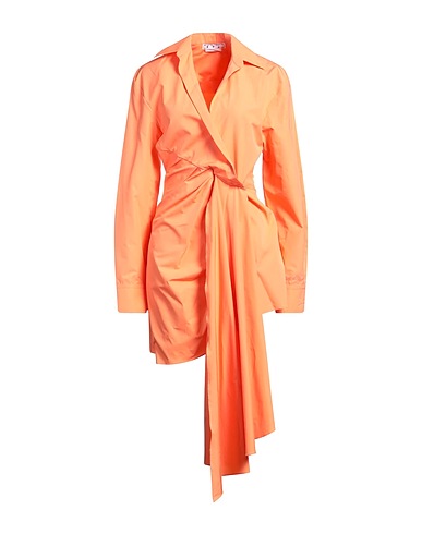 OFF-WHITE™ Shirt dress Salmon pink 100% Cotton