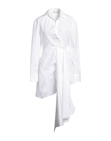 OFF-WHITE™ Shirt dress White 100% Cotton