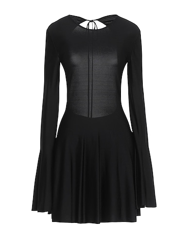SAINT LAURENT Short dress 91% Viscose, 7% Polyamide, 2% Elastane