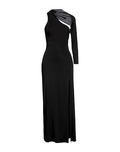 VERSACE JEANS COUTURE Elegant dress Black 94% Acetate, 6% Elastane