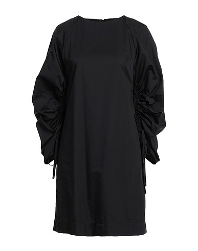 RODEBJER Vestito corto Nero 100% Cotone organico