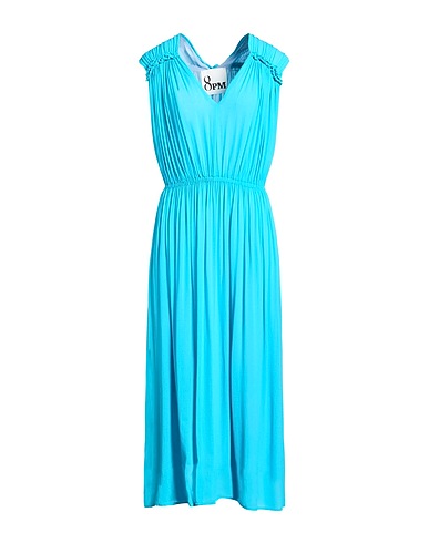 8PM Midi dress Turquoise 100% Viscose