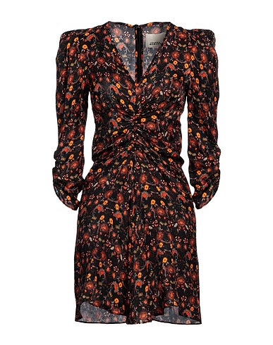 ISABEL MARANT Short dress Black 65% Viscose, 35% Silk