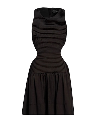 TPN Kurzes Kleid Schwarz 100% Polyester