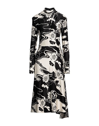 JIL SANDER Midi dress Black 90% Viscose, 10% Elastane
