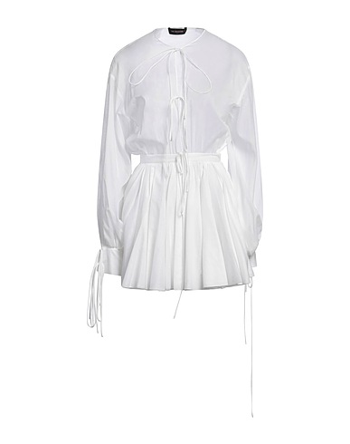 THE ANDAMANE Short dress White 100% Cotton
