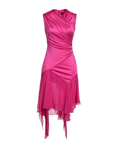VERSACE Elegant dress Fuchsia 100% Viscose, Silk