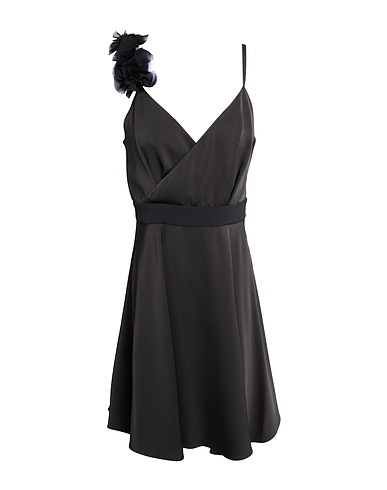 ACTITUDE by TWINSET Vestito corto Nero 100% Poliestere