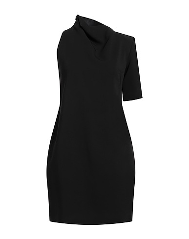 SPORTMAX Short dress Black 96% Viscose, 4% Elastane