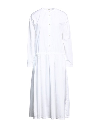 BARENA Midi dress White 100% Cotton