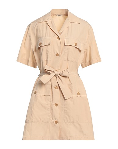 BARENA Shirt dress Beige 100% Cotton
