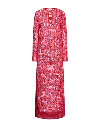 ETRO Long dress Red 100% Viscose