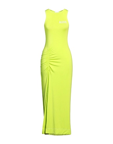 GANNI Midi dress Light green 96% Lyocell, 4% Elastane