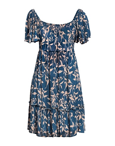 MEISÏE Short dress Azure 100% Viscose