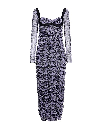 PINKO Long dress Lilac 90% Polyamide, 10% Elastane