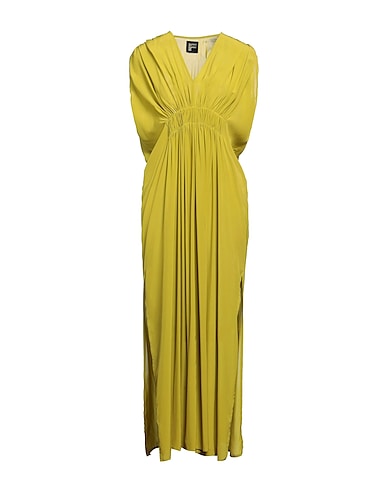 FISICO Midi dress Lime green 100% Viscose