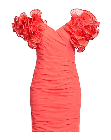 ALLURE EVENING Kurzes Kleid Koralle 100% Polyester