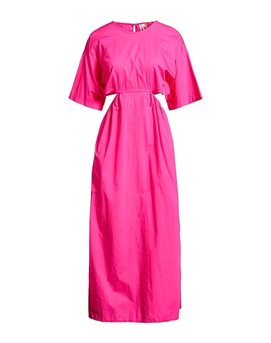 8PM Midi dress Fuchsia 100% Cotton