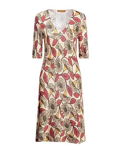 SIYU Midi dress Pastel yellow 98% Viscose, 2% Elastane