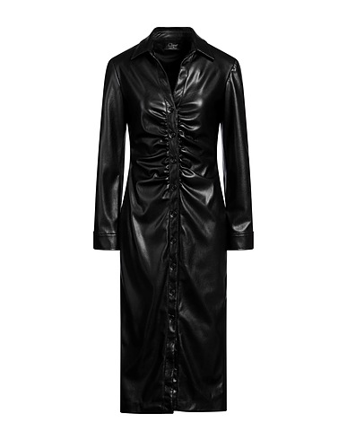 CLIPS Midi dress Black 65% Polyester, 35% Polyurethane