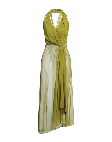 ALBERTA FERRETTI Top Vert militaire 100% Soie