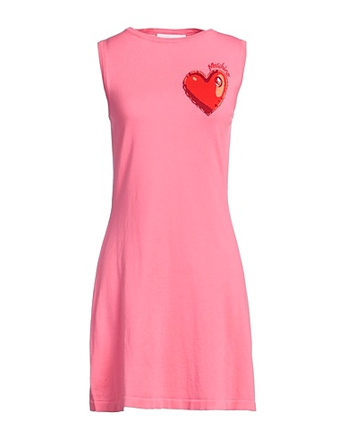 MOSCHINO Short dress COUTURE Pink 100% Cotton
