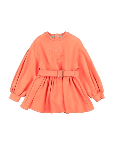 DOLCE&GABBANA Dress Orange 95% Cotton, 5% Elastane