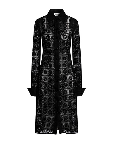 SPORTMAX Midi dress Black 88% Cotton, 12% Polyamide